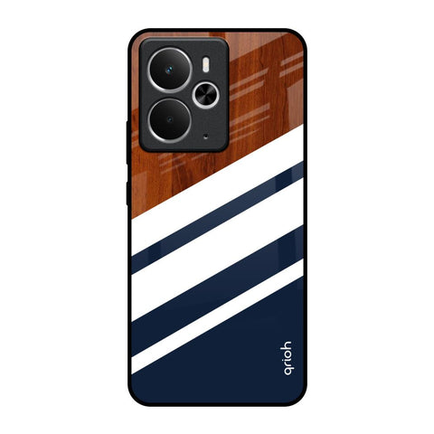 Bold Stripes Realme 14 5G Glass Back Cover Online