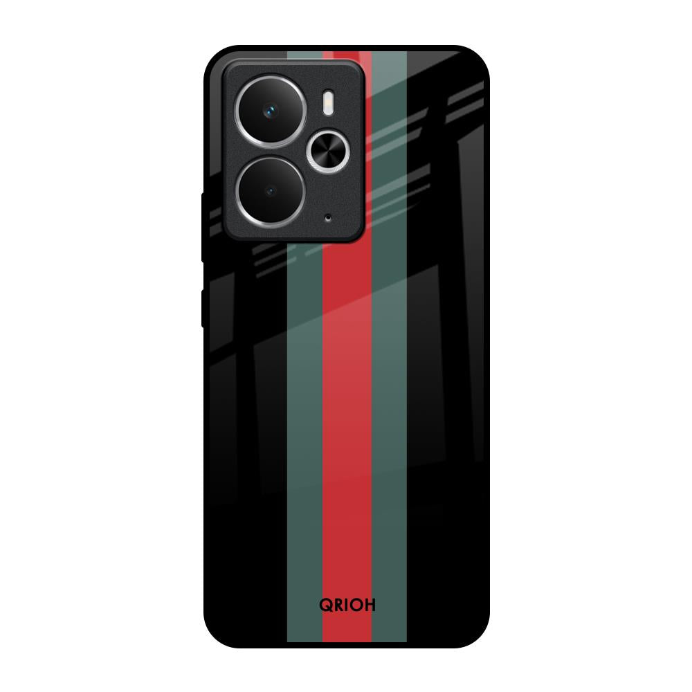 Vertical Stripes Realme 14 5G Glass Back Cover Online