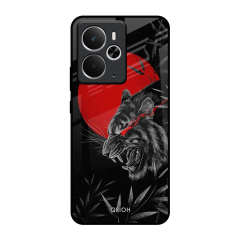 Red Moon Tiger Realme 14 5G Glass Back Cover Online