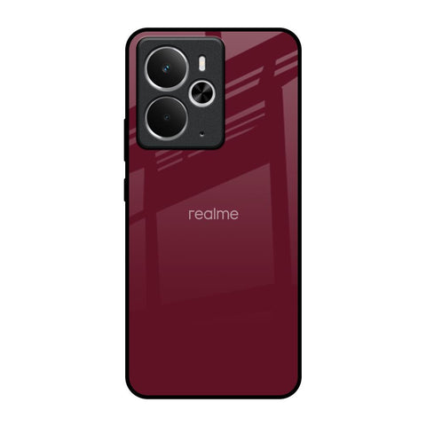 Classic Burgundy Realme 14 5G Glass Back Cover Online