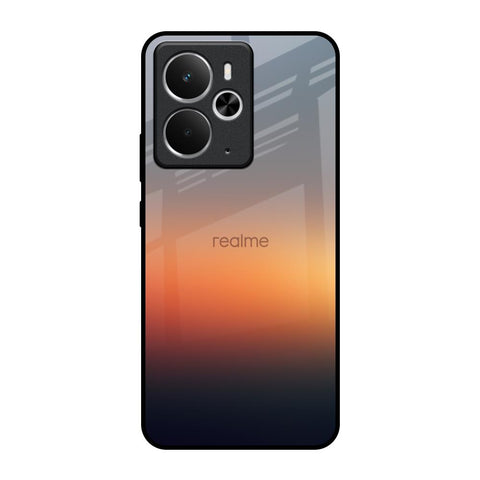 Aesthetic Orange Realme 14 5G Glass Back Cover Online