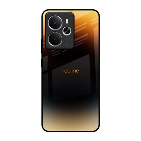 Grainy Yellow Realme 14 5G Glass Back Cover Online