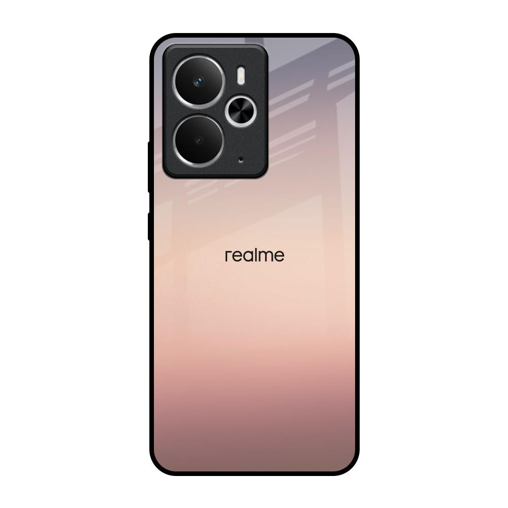 Golden Mauve Realme 14 5G Glass Back Cover Online