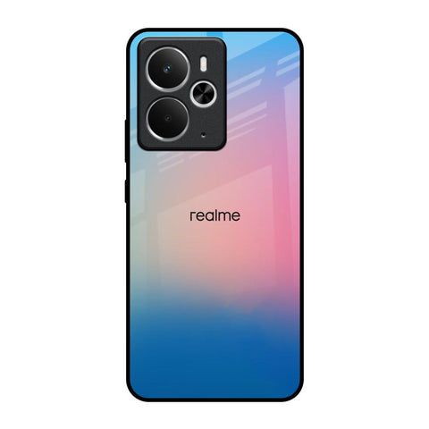 Blue & Pink Ombre Realme 14 5G Glass Back Cover Online