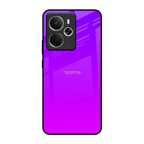 Purple Pink Realme 14 5G Glass Back Cover Online
