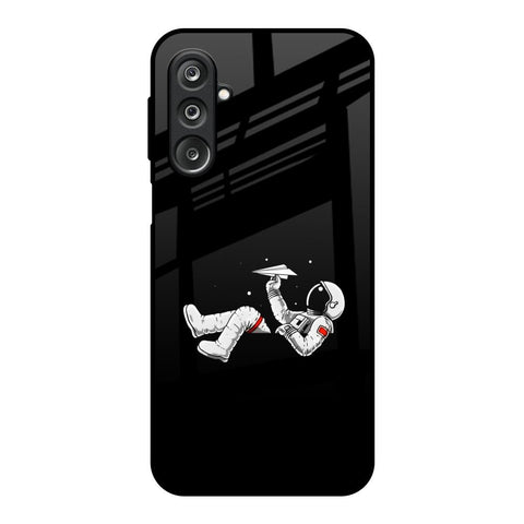 Space Traveller Samsung Galaxy M36 5G Glass Back Cover Online