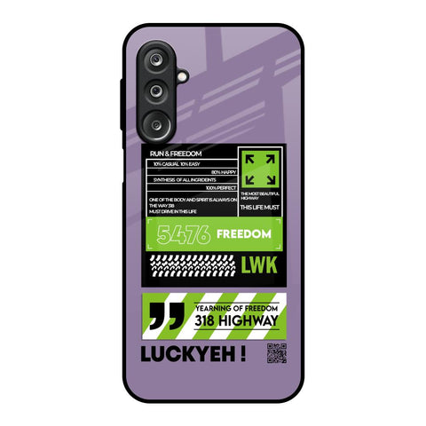 Run & Freedom Samsung Galaxy M36 5G Glass Back Cover Online