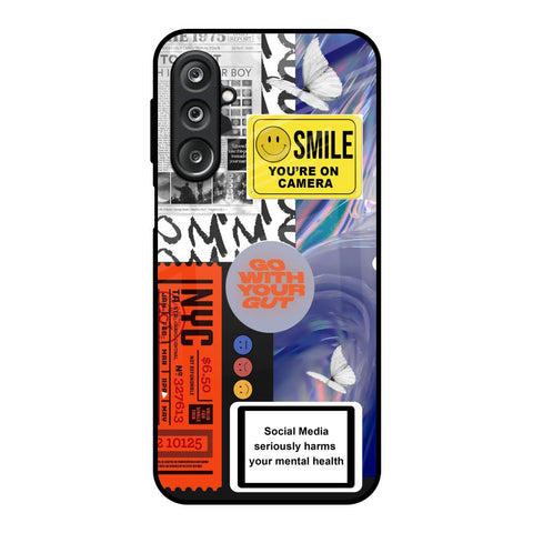 Smile for Camera Samsung Galaxy M36 5G Glass Back Cover Online