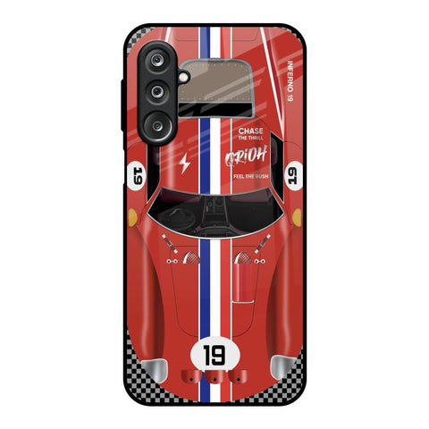 Racing Vintage Samsung Galaxy M36 5G Glass Back Cover Online