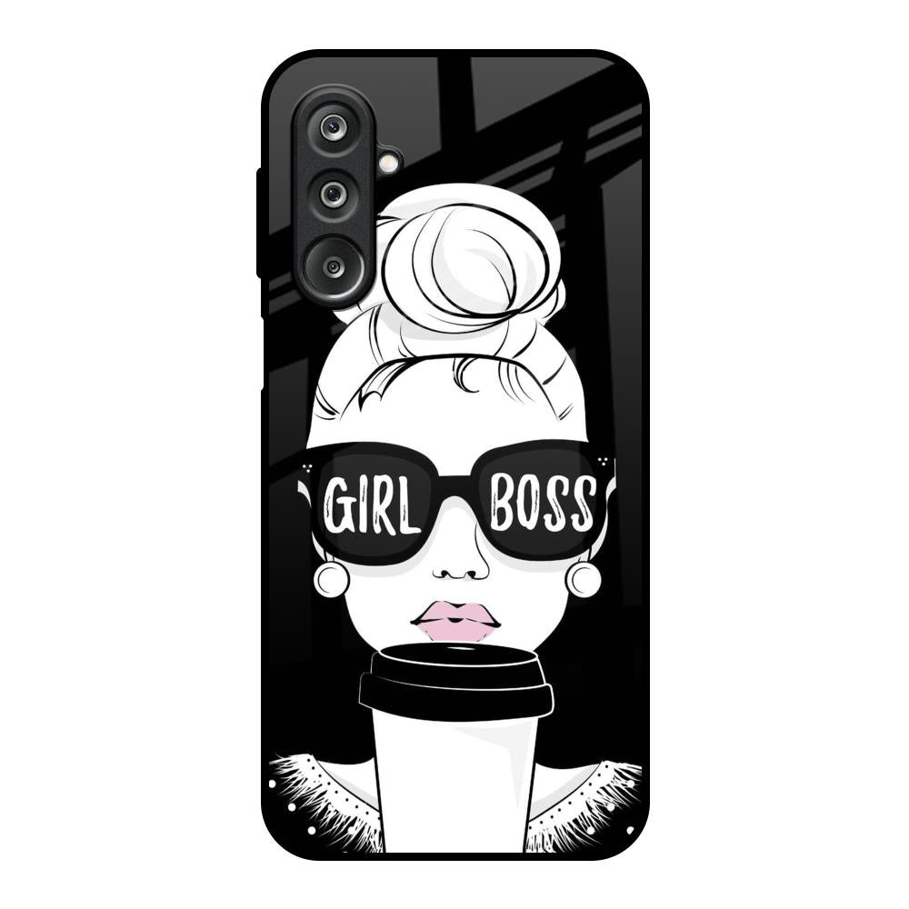 Girl Boss Samsung Galaxy M36 5G Glass Back Cover Online