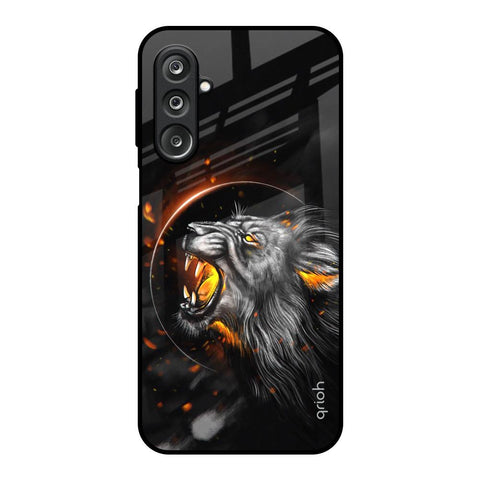 Aggressive Lion Samsung Galaxy M36 5G Glass Back Cover Online