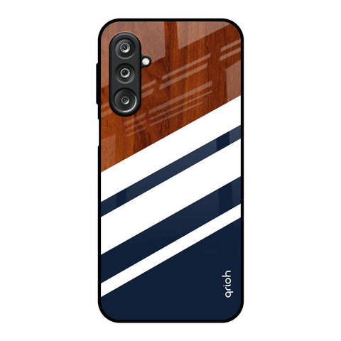Bold Stripes Samsung Galaxy M36 5G Glass Back Cover Online