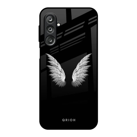 White Angel Wings Samsung Galaxy M36 5G Glass Back Cover Online