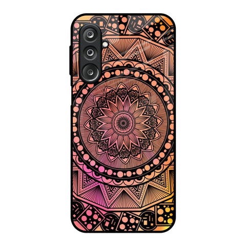Floral Mandala Samsung Galaxy M36 5G Glass Back Cover Online