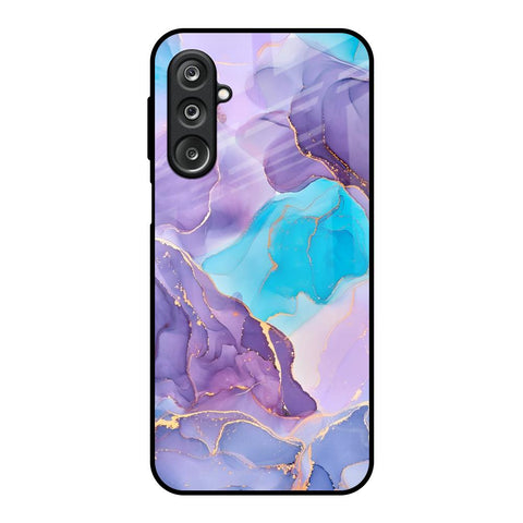 Alcohol ink Marble Samsung Galaxy M36 5G Glass Back Cover Online