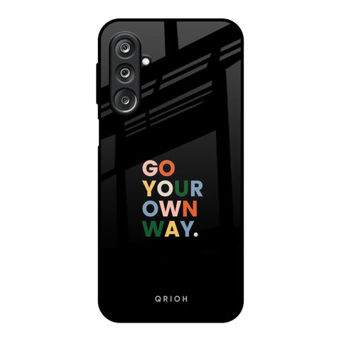 Go Your Own Way Samsung Galaxy M36 5G Glass Back Cover Online