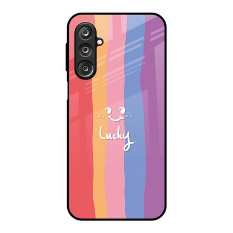 Lucky Abstract Samsung Galaxy M36 5G Glass Back Cover Online