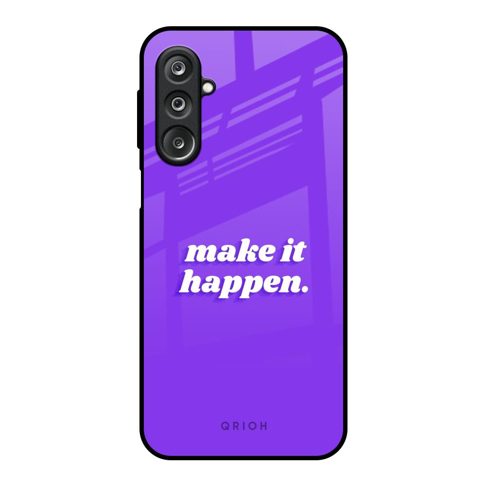 Make it Happen Samsung Galaxy M36 5G Glass Back Cover Online