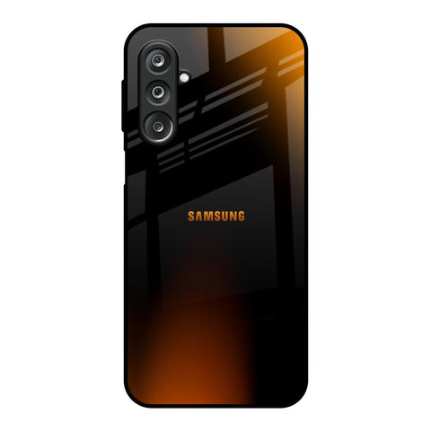 Orange Black Fusion Samsung Galaxy M36 5G Glass Back Cover Online