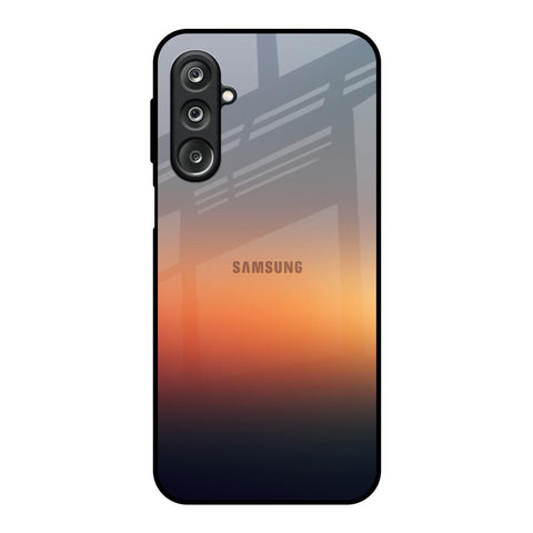 Aesthetic Orange Samsung Galaxy M36 5G Glass Back Cover Online
