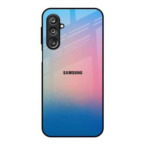 Blue & Pink Ombre Samsung Galaxy M36 5G Glass Back Cover Online