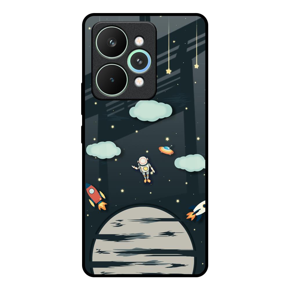 Astronaut Dream Realme 15 5G Glass Back Cover Online