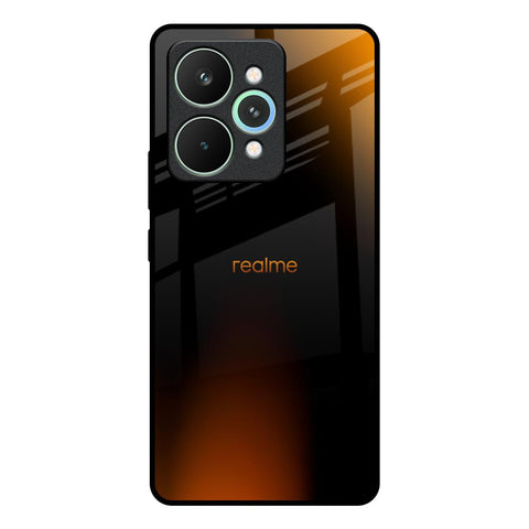 Orange Black Fusion Realme 15 Pro 5G Glass Back Cover Online