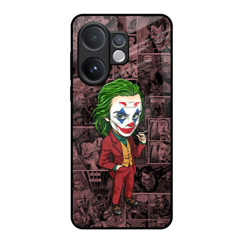 Joker Cartoon Vivo V60 5G Glass Back Cover Online