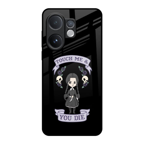 Touch Me & You Die Vivo V60 5G Glass Back Cover Online