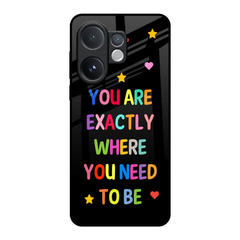 Magical Words Vivo V60 5G Glass Back Cover Online