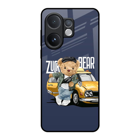 Adventurous Bear Vivo V60 5G Glass Back Cover Online