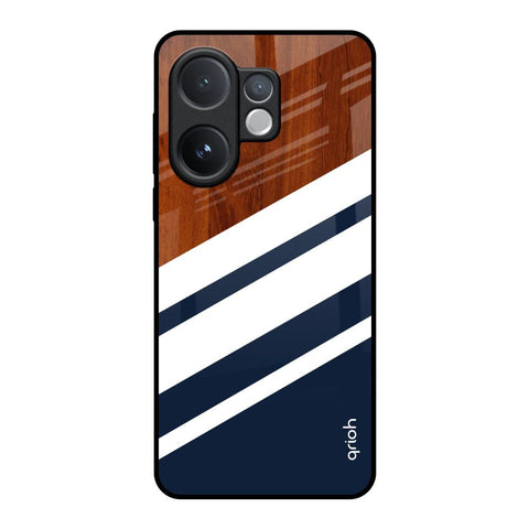 Bold Stripes Vivo V60 5G Glass Back Cover Online