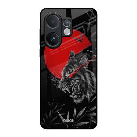 Red Moon Tiger Vivo V60 5G Glass Back Cover Online