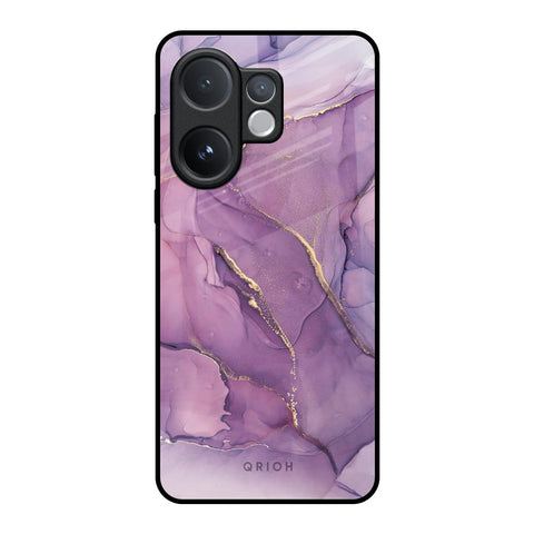 Purple Gold Marble Vivo V60 5G Glass Back Cover Online