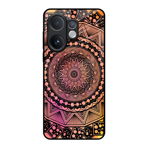 Floral Mandala Vivo V60 5G Glass Back Cover Online