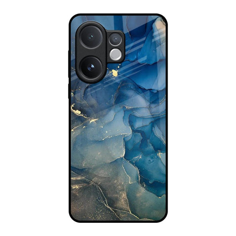Blue Cool Marble Vivo V60 5G Glass Back Cover Online