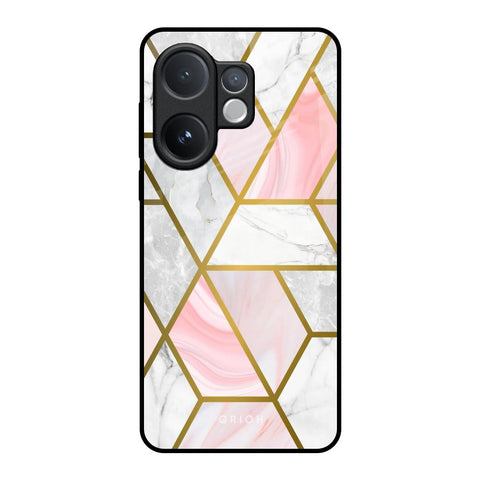 Geometrical Marble Vivo V60 5G Glass Back Cover Online