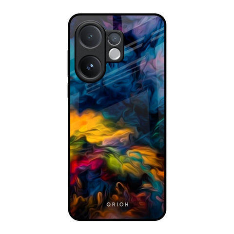 Multicolor Oil Painting Vivo V60 5G Glass Back Cover Online