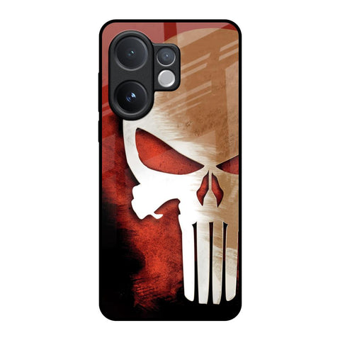 Red Skull Vivo V60 5G Glass Back Cover Online
