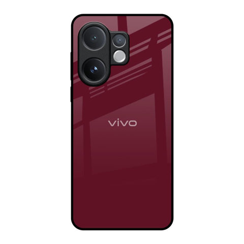Classic Burgundy Vivo V60 5G Glass Back Cover Online