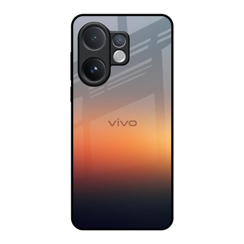 Aesthetic Orange Vivo V60 5G Glass Back Cover Online