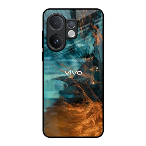 Golden Splash Vivo V60 5G Glass Back Cover Online