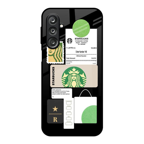 Coffee Latte Samsung Galaxy F36 5G Glass Back Cover Online