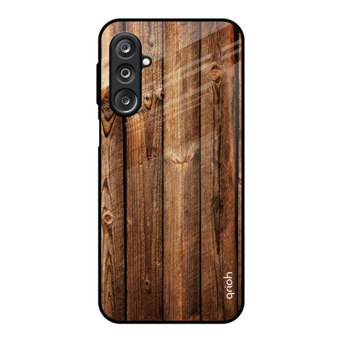 Timber Printed Samsung Galaxy F36 5G Glass Back Cover Online