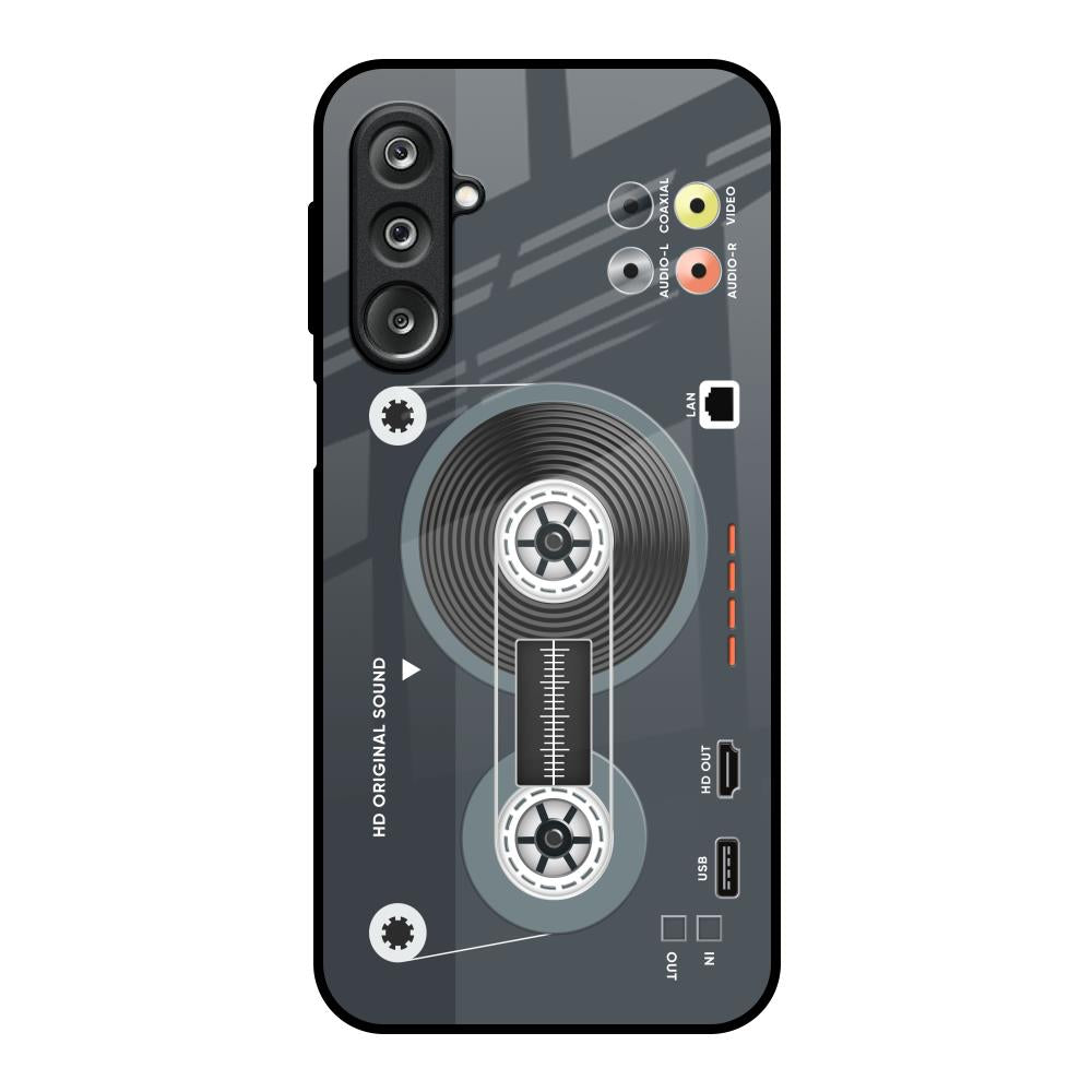 Retro Recorder Samsung Galaxy F36 5G Glass Back Cover Online
