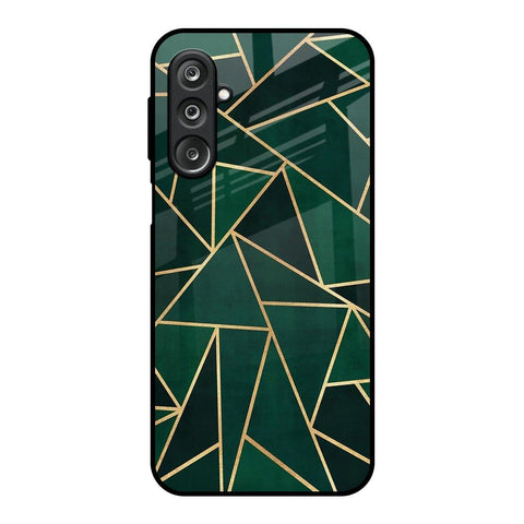 Abstract Green Samsung Galaxy F36 5G Glass Back Cover Online