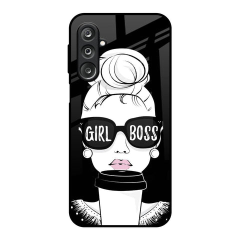 Girl Boss Samsung Galaxy F36 5G Glass Back Cover Online