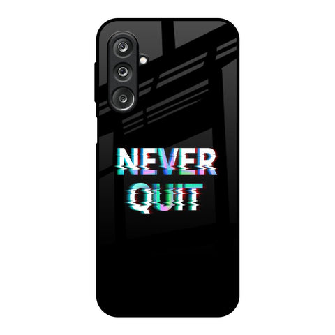 Never Quit Samsung Galaxy F36 5G Glass Back Cover Online