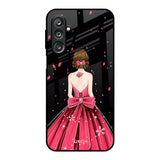 Fashion Princess Samsung Galaxy F36 5G Glass Back Cover Online