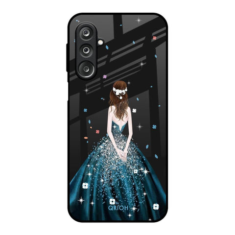 Queen Of Fashion Samsung Galaxy F36 5G Glass Back Cover Online